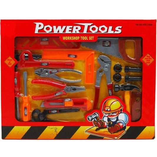 17Pc Power Tools Play Set - Toy World Inc