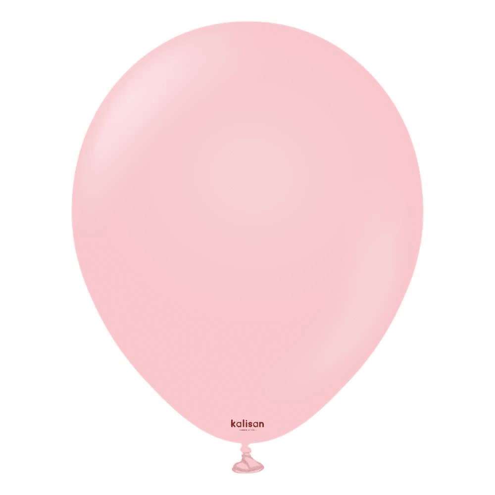 18 inch Kalisan Macaron Pink Latex Balloons 25ct - Toy World Inc