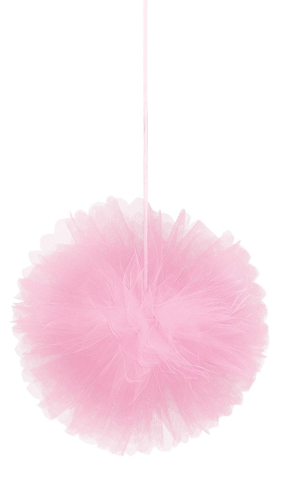Tulle Fluffy Decorations - Pink