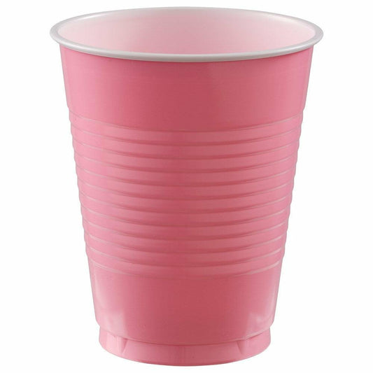 18oz Plastic Cup New Pink 20ct - Toy World Inc