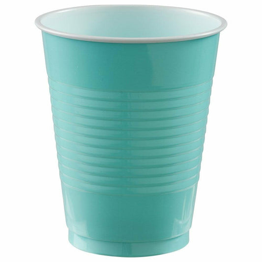 18oz Plastic Cup Robins Egg Blue 20ct - Toy World Inc