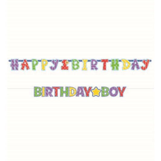 1st Birthday Boy Banner Combo Pack - Toy World Inc