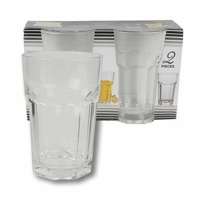 2 Pack Glass Tumbler 15oz - Toy World Inc