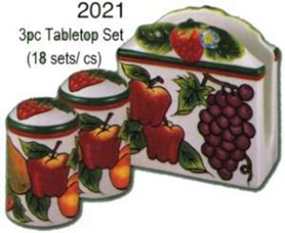 Fruit Tabletop Set 3pc
