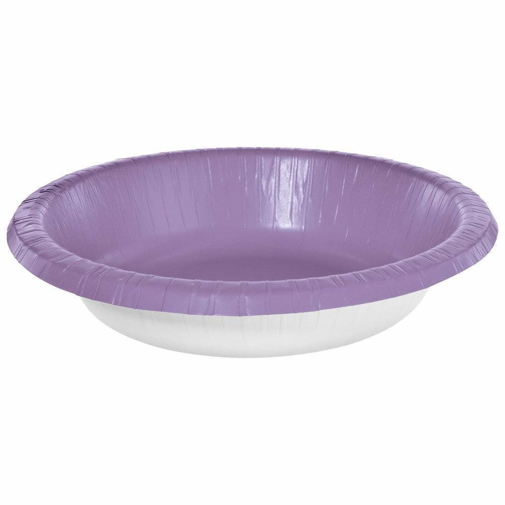 20oz Paper Bowl Lavender 20ct - Toy World Inc