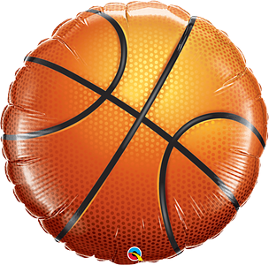 Qualatex 36 Inch Basketball Foil Balloon 1ct