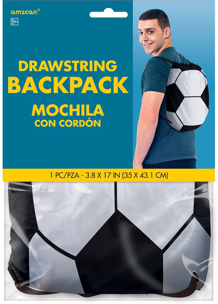 Soccer Drawstring Backpack