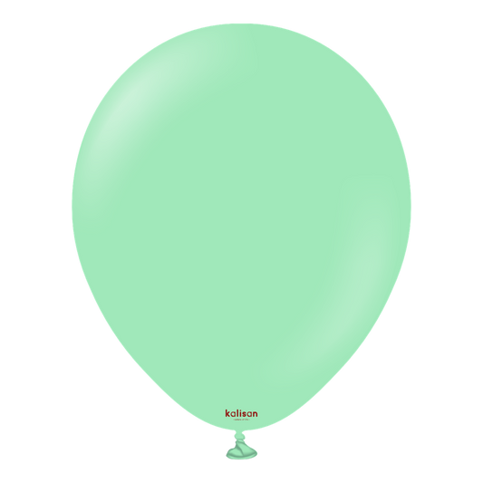 Kalisan 18 inch Standard Mint Green Latex Balloons 25ct