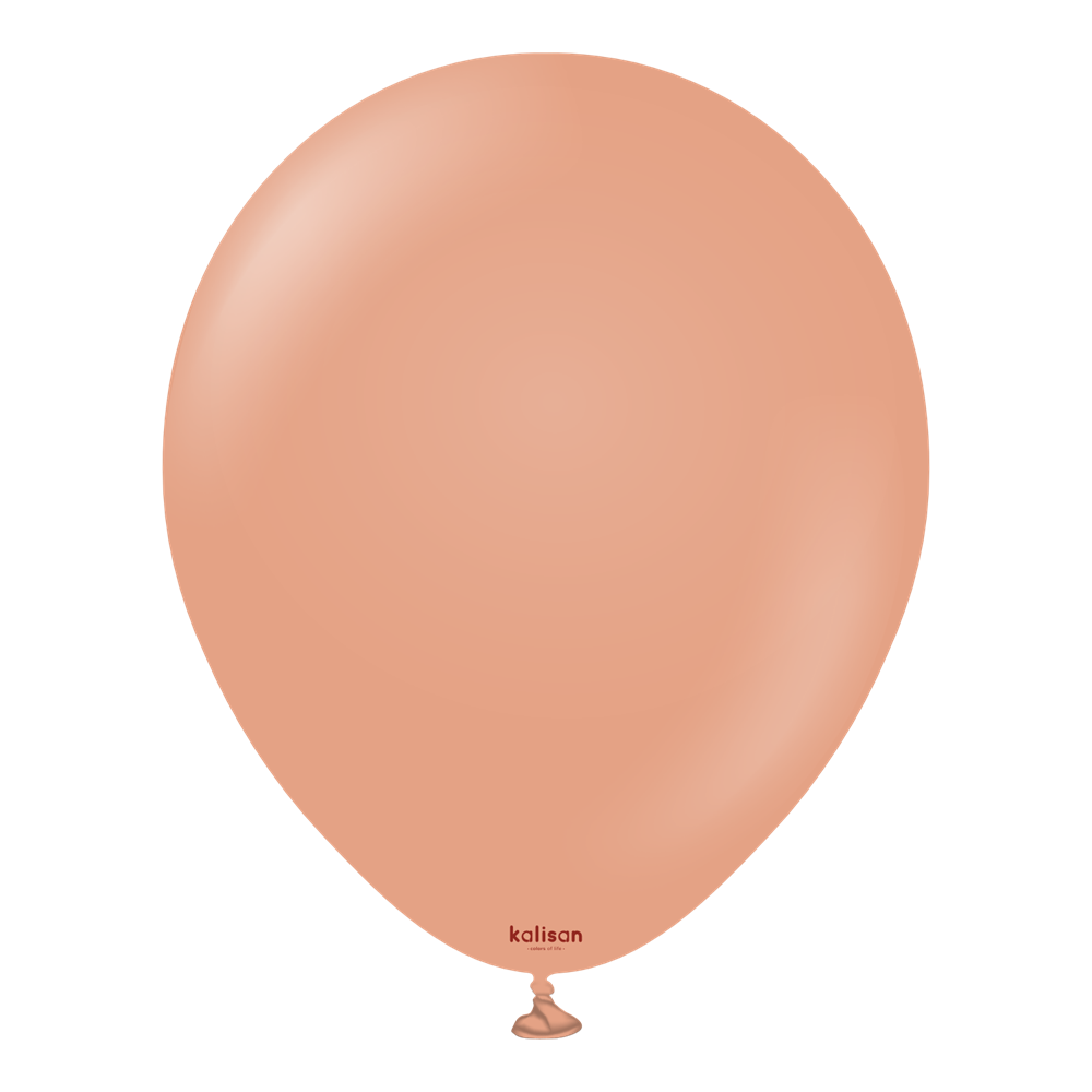 Kalisan 5 inch Standard Clay Pink Latex Balloons 100ct