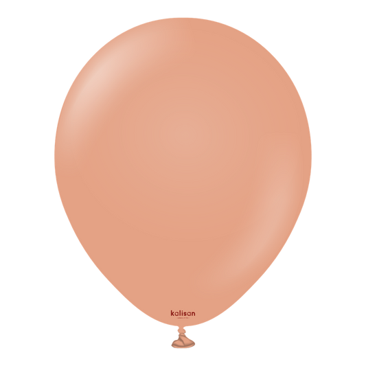 Kalisan 18 inch Standard Clay Pink Latex Balloons 25ct