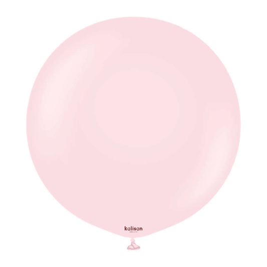 24 inch Kalisan Light Pink Latex Balloons 2ct - Toy World Inc