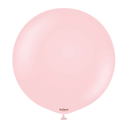 24 inch Kalisan Macaron Pink Latex Balloons 2ct - Toy World Inc