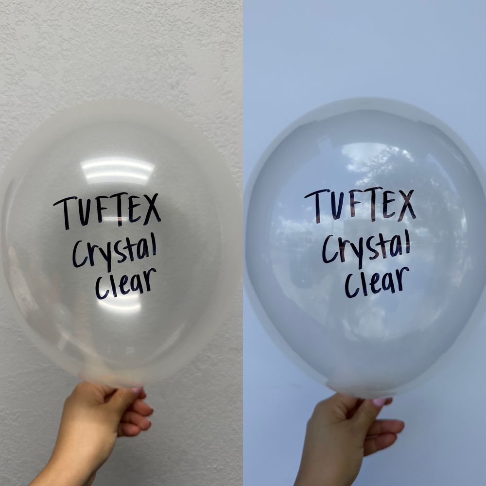 Tuftex Crystal Clear 24 inch Latex Balloons 25ct