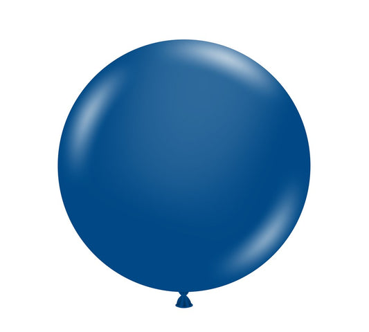 Tuftex Crystal Sapphire Blue 24 inch Latex Balloons 25ct
