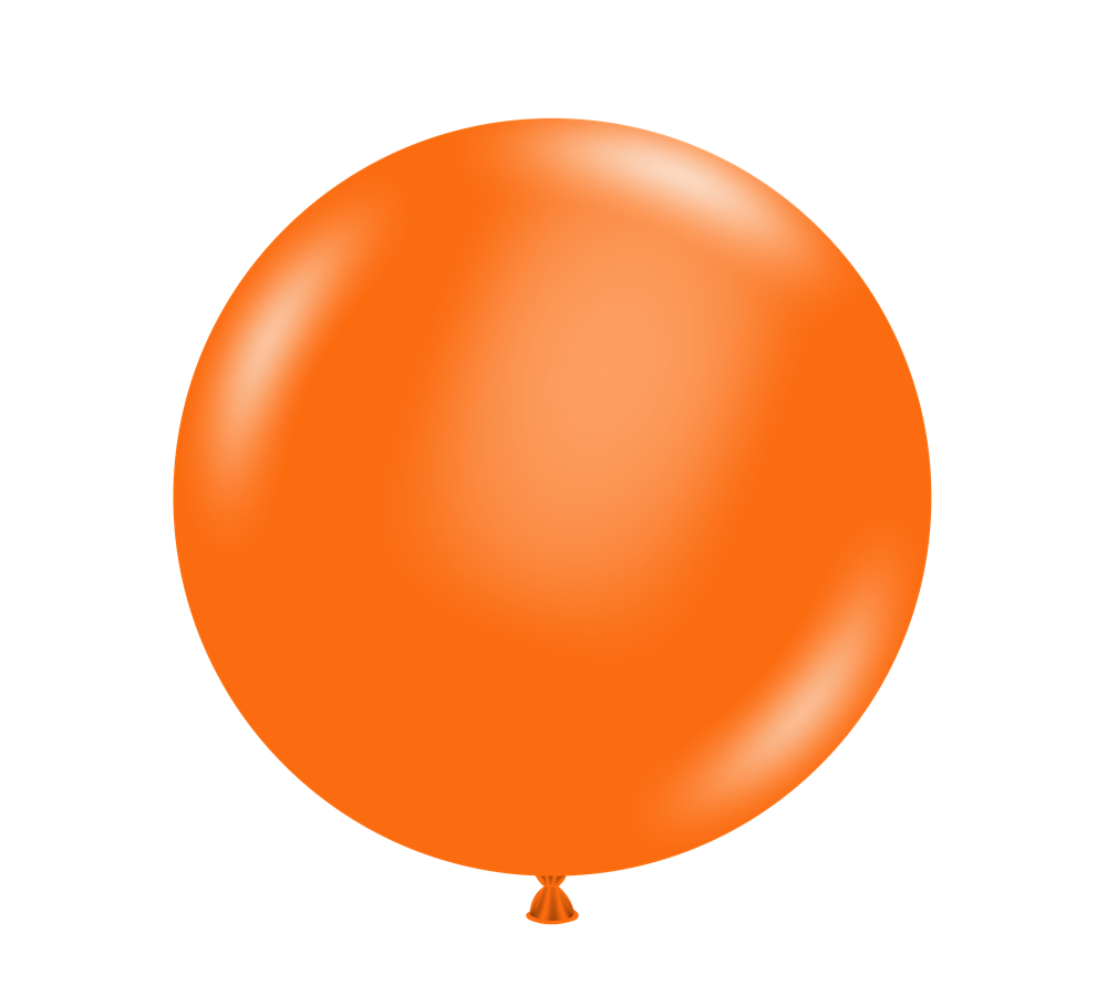 Tuftex Orange 24 inch Latex Balloons 1ct