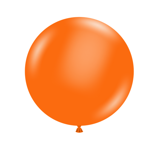 Tuftex Orange 24 inch Latex Balloons 1ct