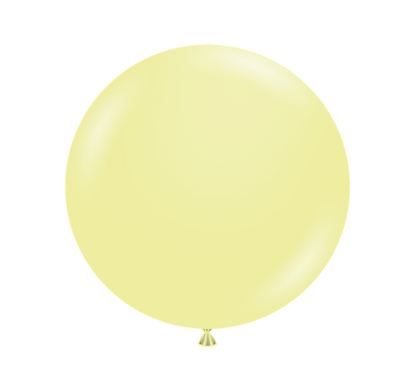 Tuftex Lemonade 24 inch Latex Balloons 25ct