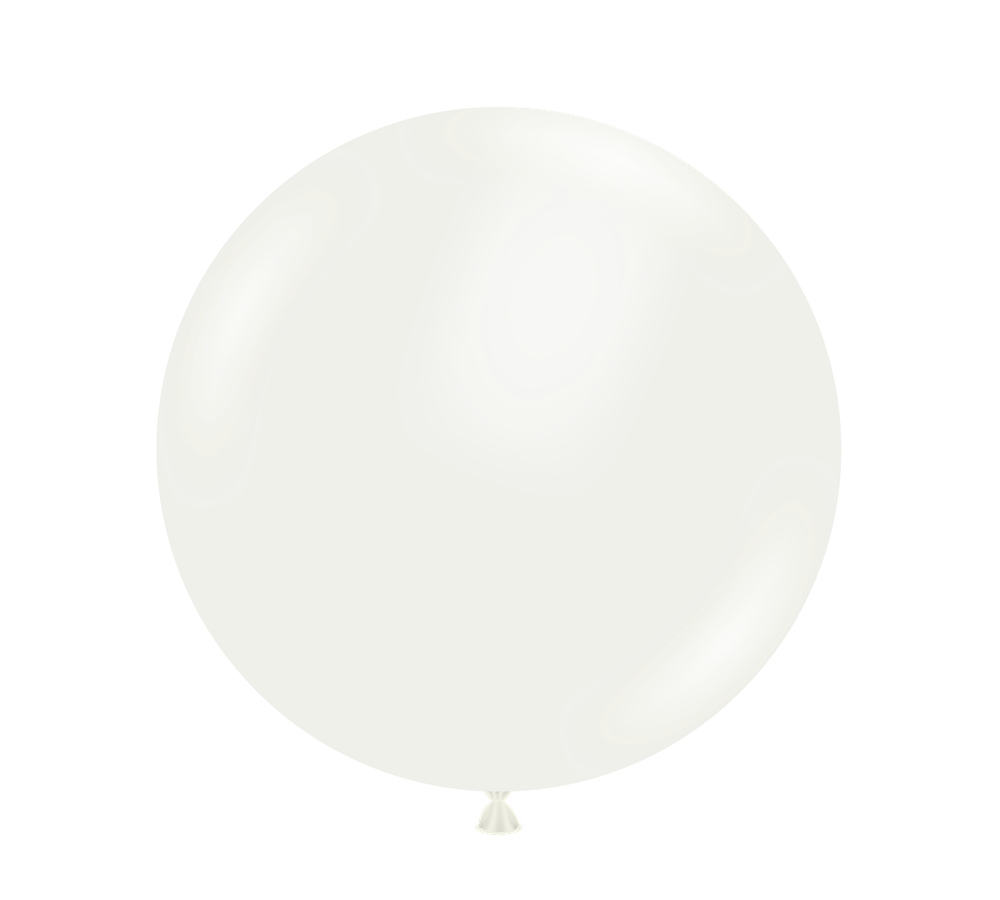 Tuftex White 24 inch Latex Balloons 1ct