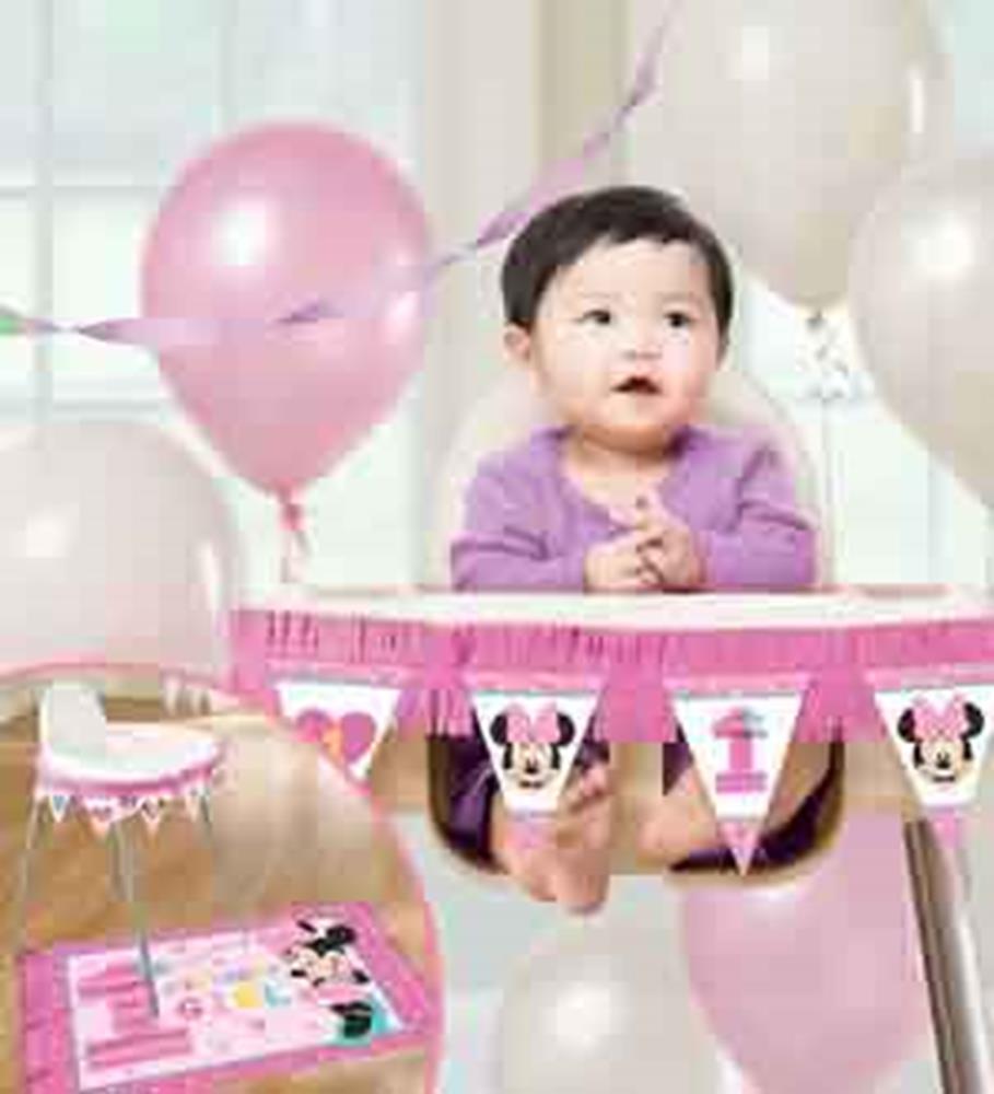 Minnie Fun To Be One High Chair Deco