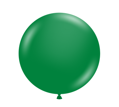 Globos de látex verde esmeralda de cristal Tuftex de 24 pulgadas, 1 unidad