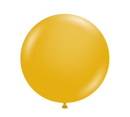 Tuftex Mustard 24 inch Latex Balloons 1ct