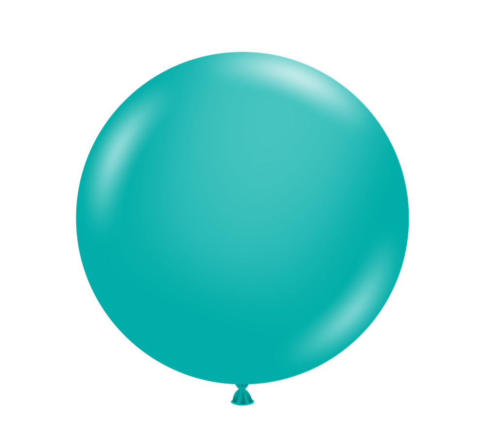Tuftex Teal 24 inch Latex Balloons 1ct