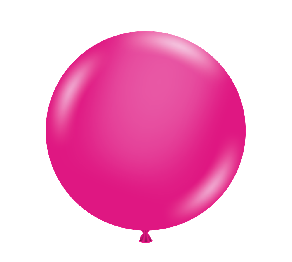 Tuftex Hot Pink 24 inch Latex Balloons 1ct