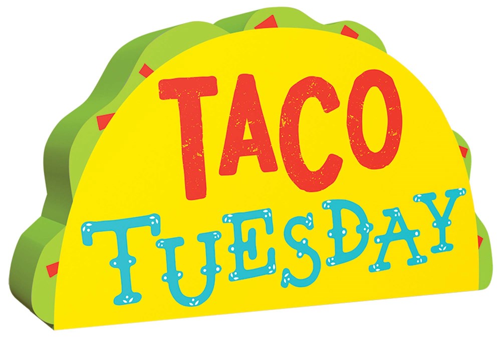 Standing Mini Taco Tuesday Sign