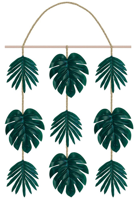 Faux Palm Leaf Hanging Decor