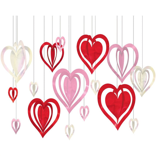 Valentines Day 3D Heart Decoration Kit
