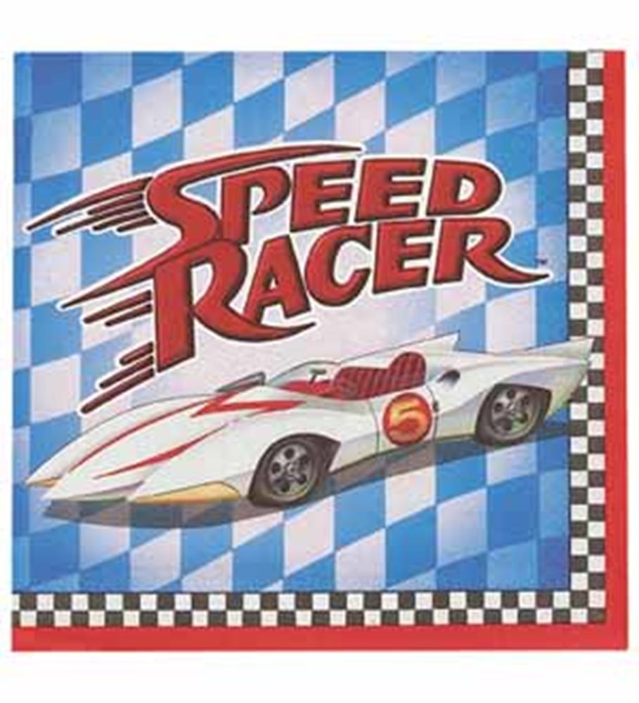 Speed Racer Napkin (L) 16ct