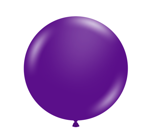 Tuftex Plum Purple 24 inch Latex Balloons 1ct