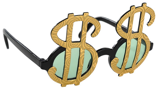 Gafas de oro dólar