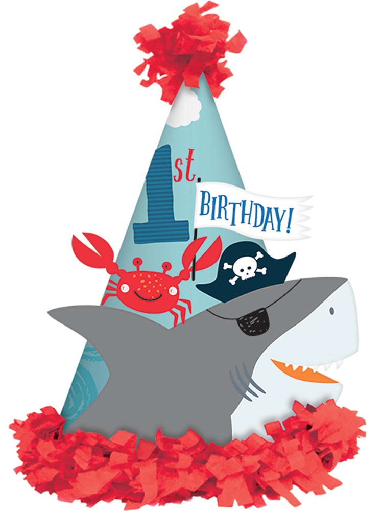 Ahoy Birthday Cone Hat
