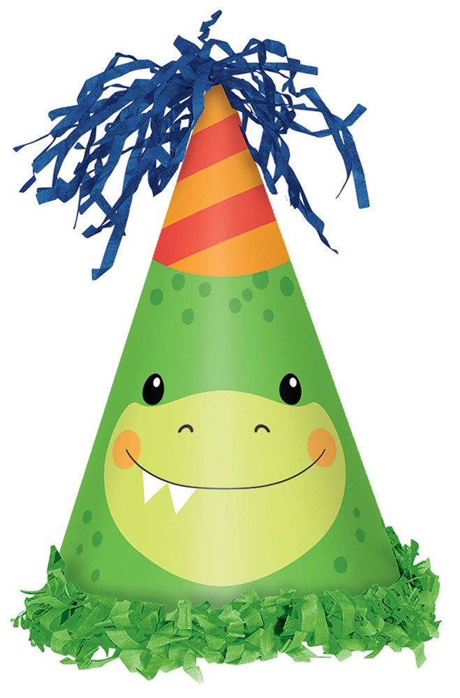 Dino-Mite Party Cone Sombreros-Dis
