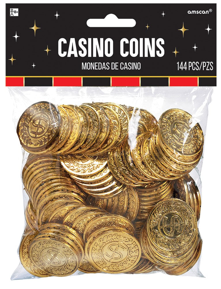 Monedas de oro del casino