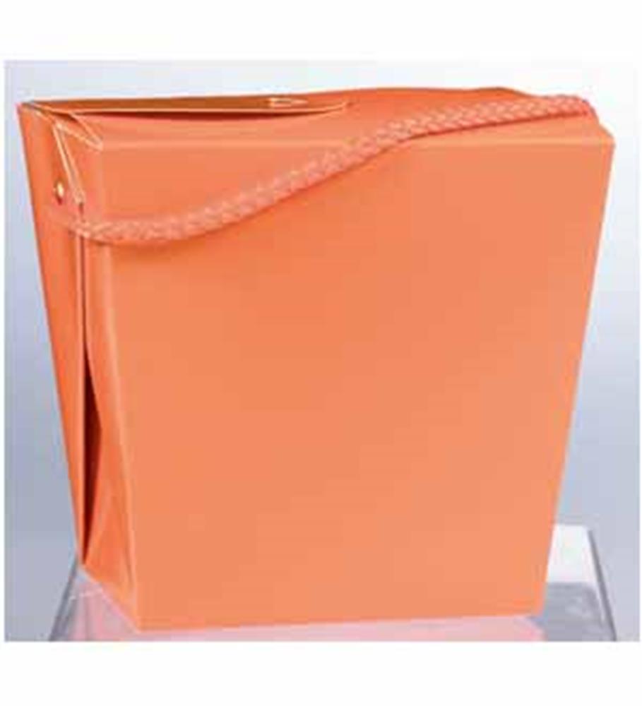 Caja de cuarto de galón naranja