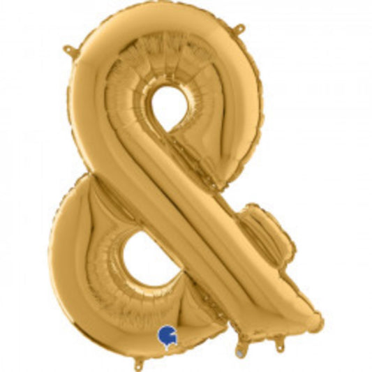 Grabo Gold Symbol and 26in Foil Balloon