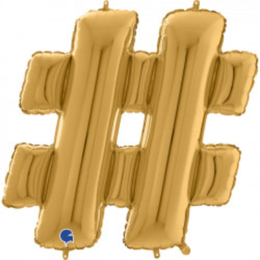 Grabo Gold Symbol # Globo de aluminio de 26 pulgadas