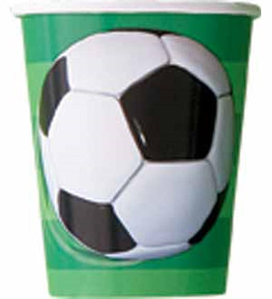 3D Soccer Cup 9oz8ct
