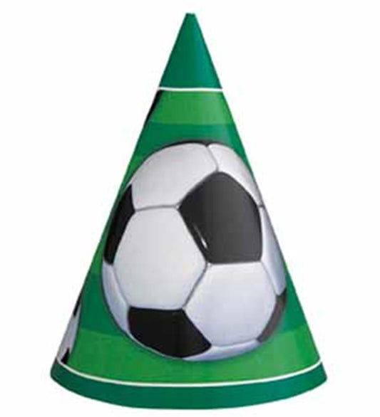 3D Soccer Hats 8ct