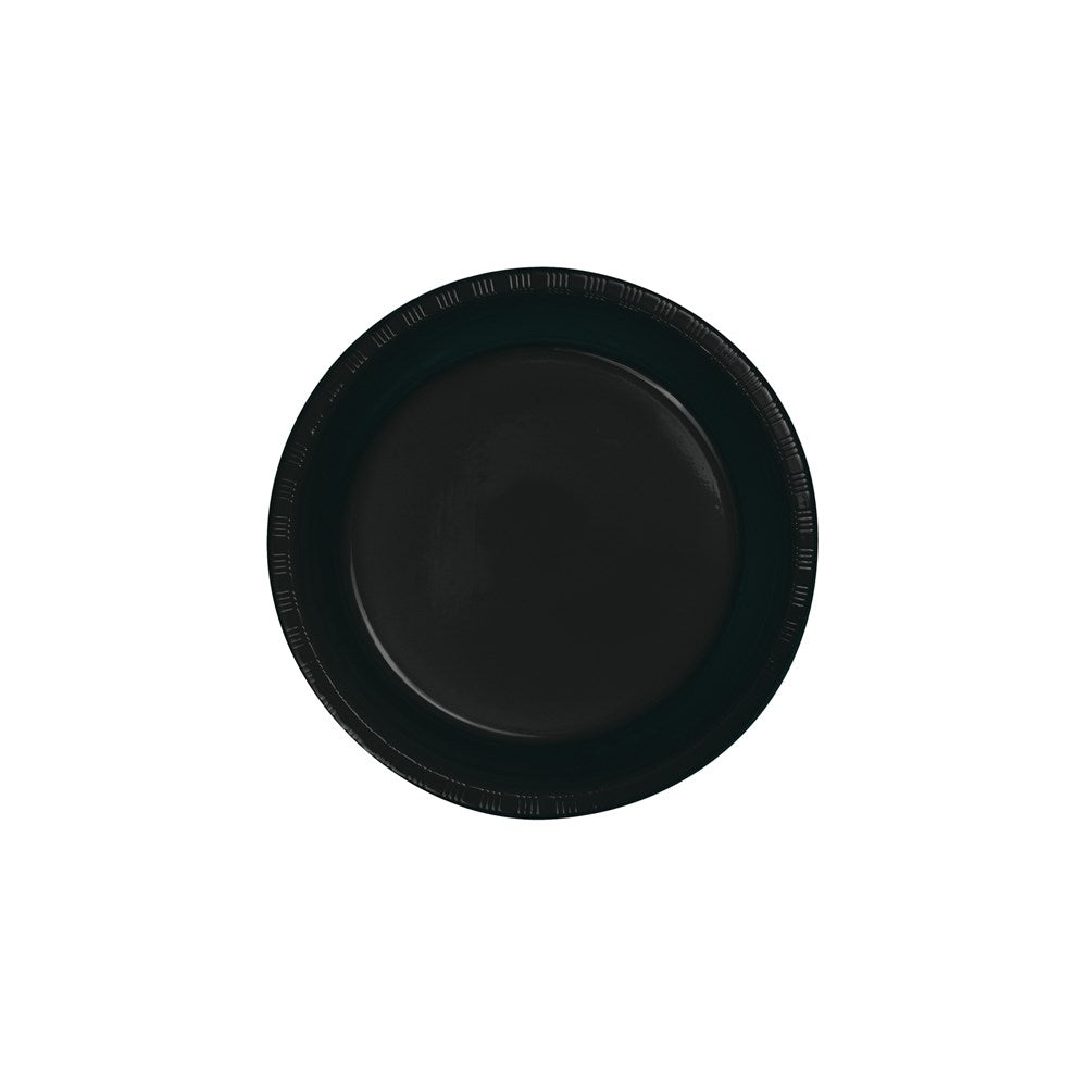 Black Velvet 9in Plastic Plate 20ct