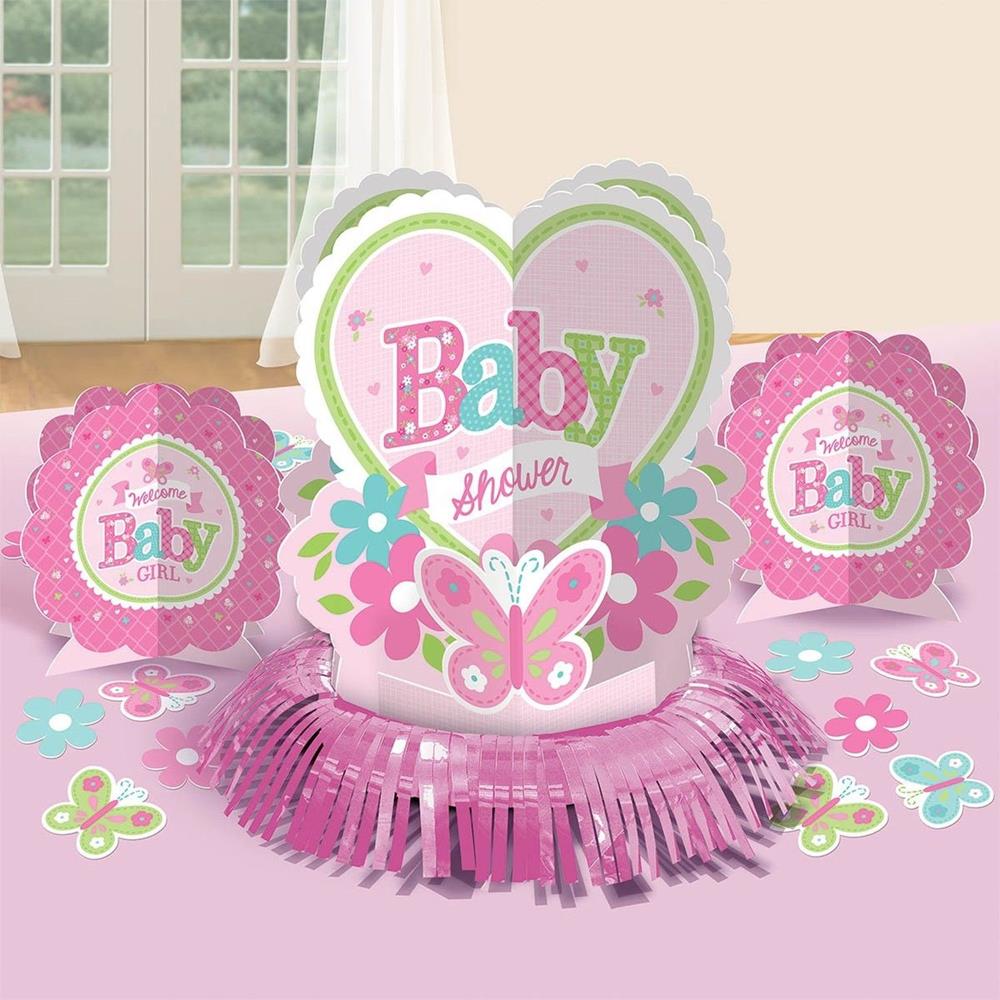 Welcome Little One Girl Table Deco Kit