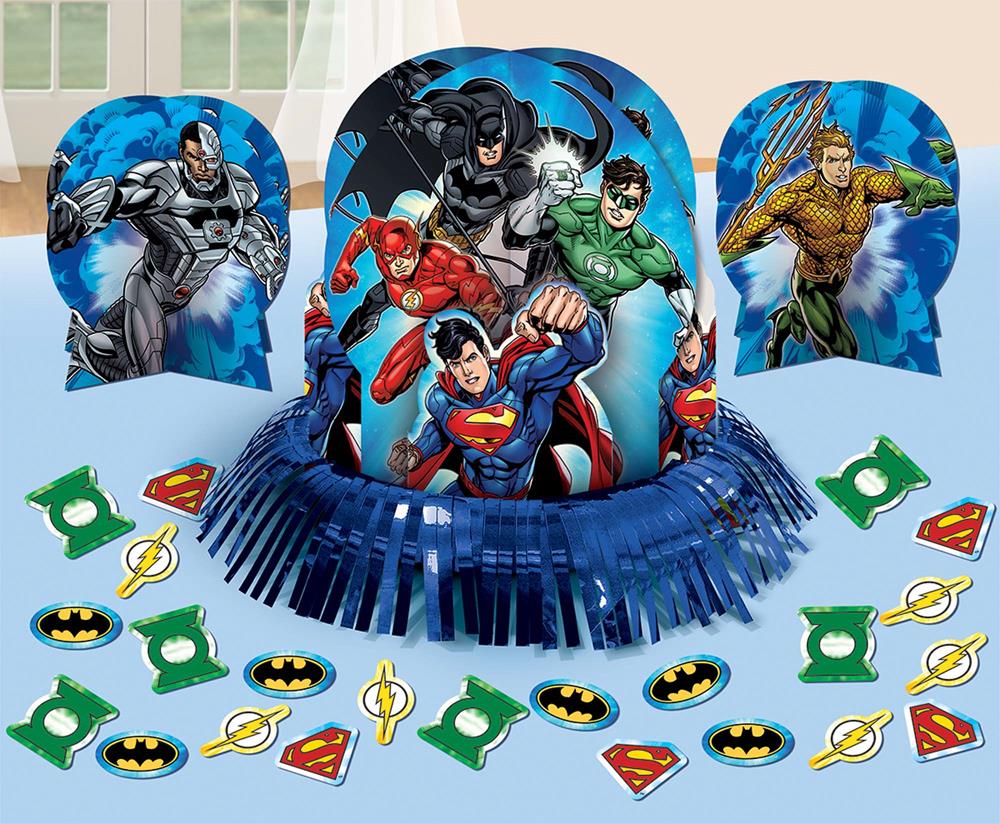 Justice League Table Deco Kit