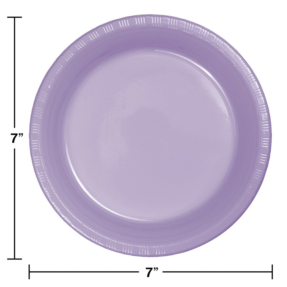 Luscious Lavender 7in Plastic Plate 20ct