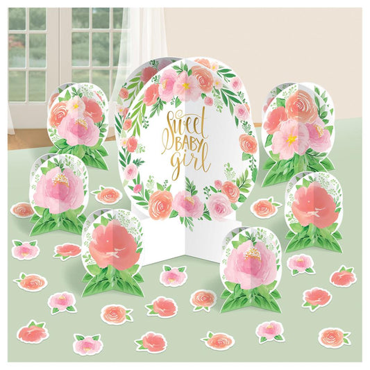 Floral Baby Table Deco Kit