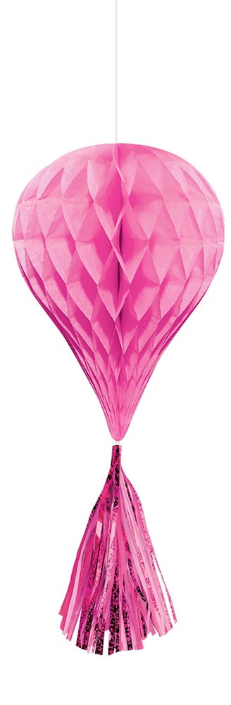 Tissue Tassel Ball (XS) 3ct - Bright Pink