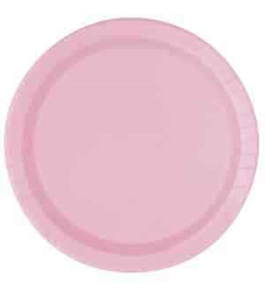 Lovely Pink Plate (L) 16ct