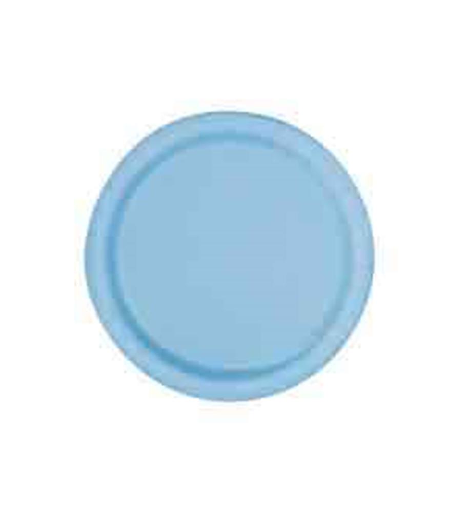 Powder Blue Plate Lunch 16ct
