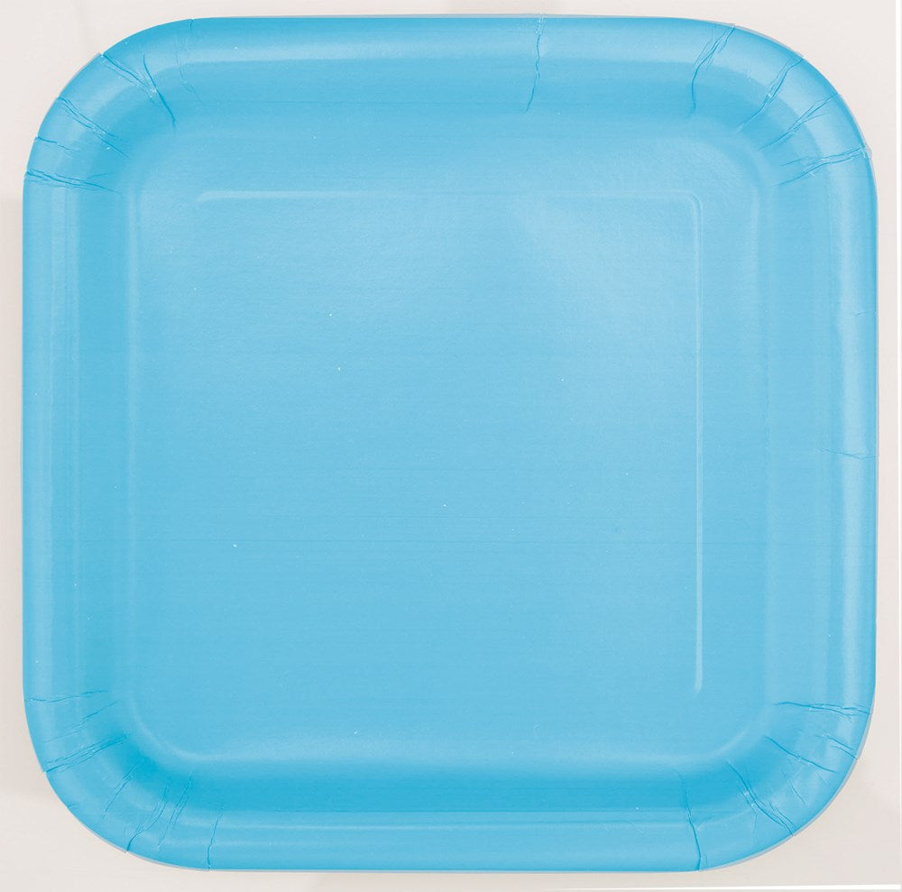 Powder Blue Plate 7in 16ct